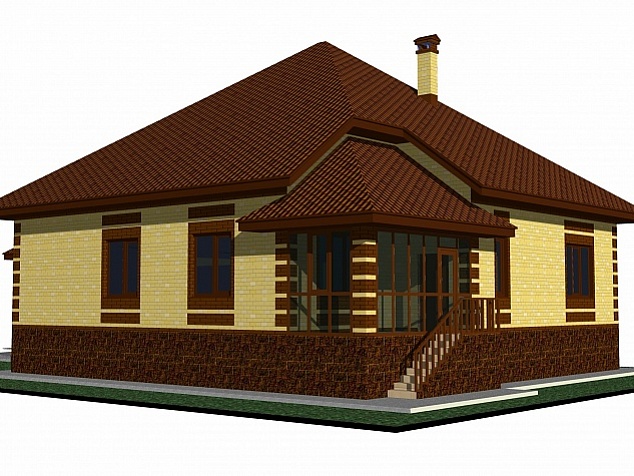 Дом со стенами из керамического кирпича
